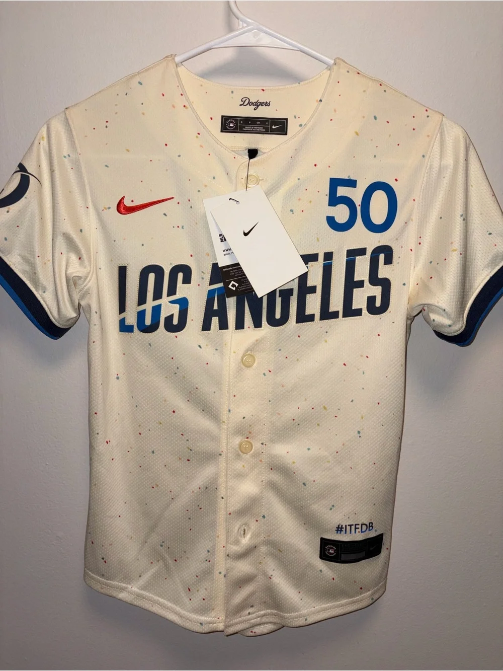 Nike - Los Angeles Dodgers (City Connect) Mookie Betts #50 Limited Vapor Jersey